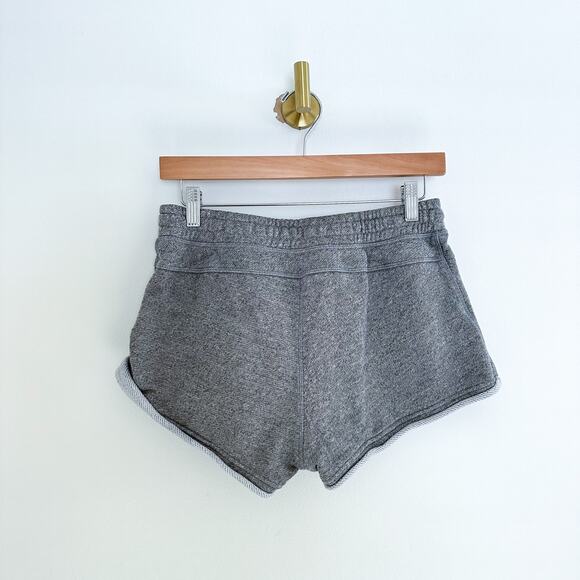 Lululemon All You Need French Terry Shorts Gray Marle 4 - Picture 3 of 5